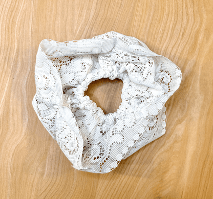 Lace Ruffle Scrunchie