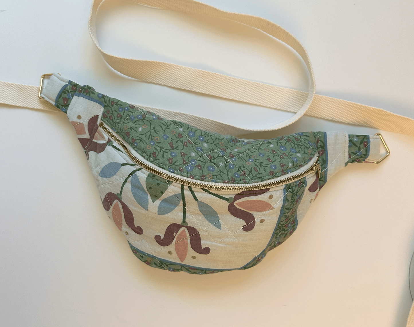 Faux Quilt Bum Bag