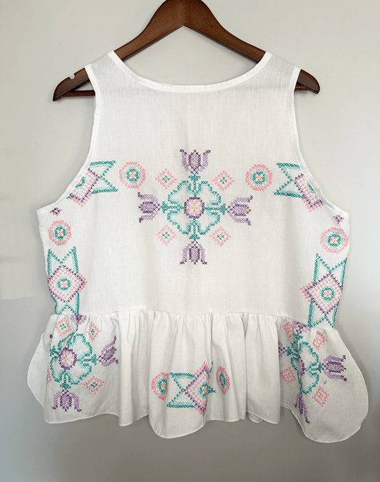 Embroidered top