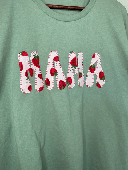 MAMA T-Shirt (2XL)- Sage & Strawberries